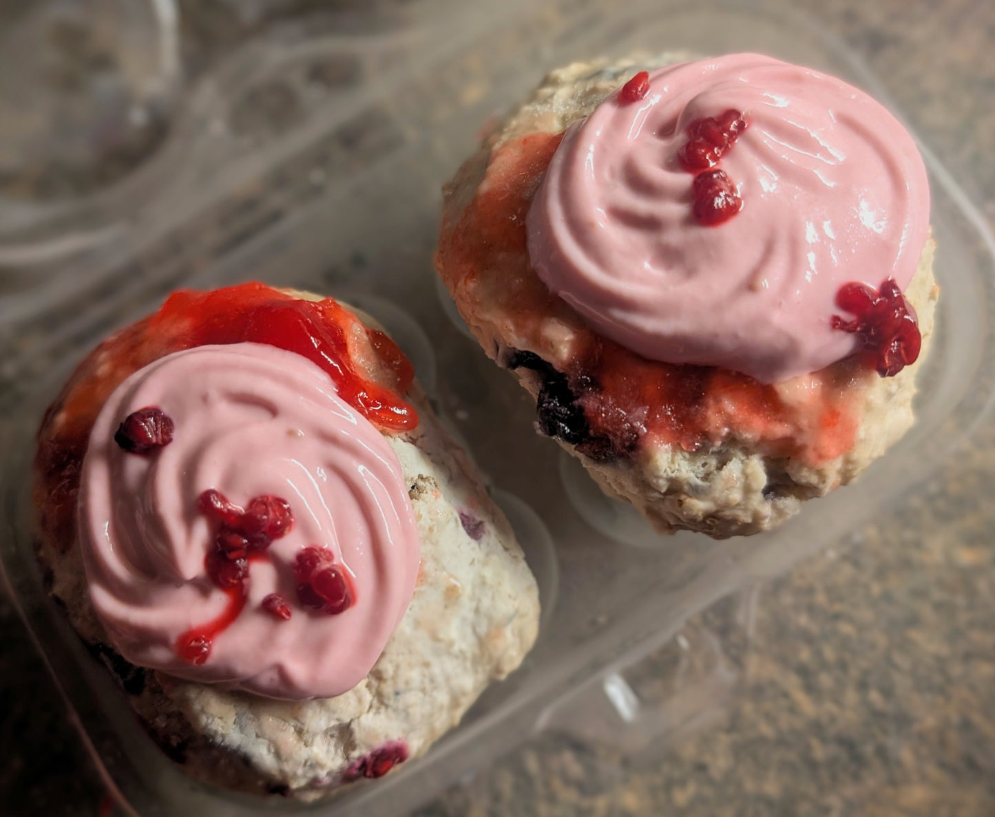 Muffin aux fruits (2/paq) 🍓