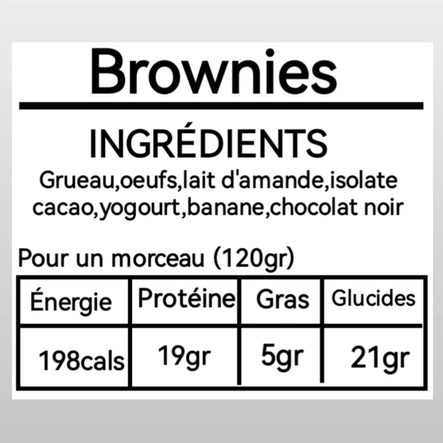 Brownies (120gr)