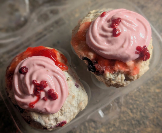 Muffin aux fruits (2/paq) 🍓